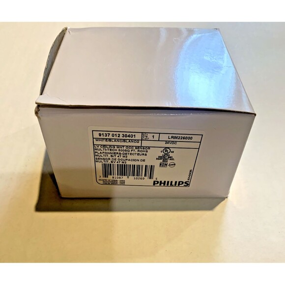 PHILIPS LRM225500 LV Ceiling OCCUPANCY SENSOR 2000sq Ft 9137 012 30301-SEE PHOTO - Picture 3 of 4